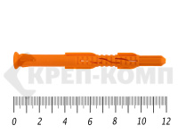 Дюбель рамный без шурупа 10х 120 ПОТАЙ полипропилен под м6 (50 шт) 