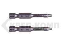 Бита torsion E6,3 Tx10-50, 2 шт карта STRONG