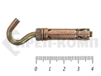 Анкер с крюком усиленного распирания м6 10х40 (5шт)