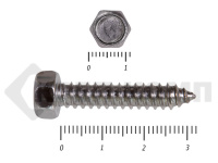 Саморез с шестигранной головой Нержавейка DIN7976 А2 6,3х32 (200шт)