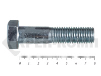 Болты DIN 931, с неполной резьбой, цинк, 18х 80 мм, пр.8.8 (25 кг/125)