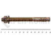 Анкер клиновой 24х260, желтый цинк (5шт)